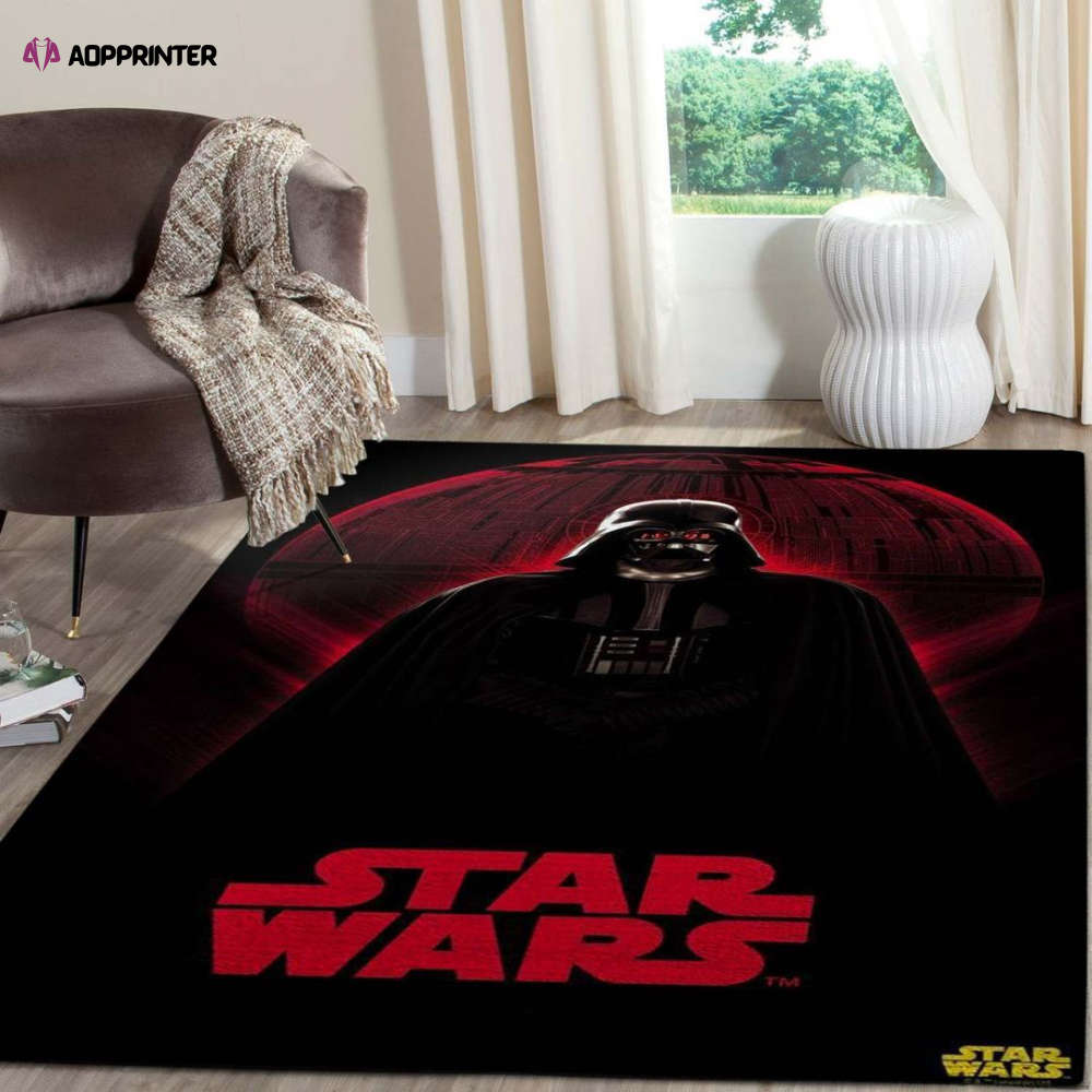 Darth Vader Star Wars Rug Living Room Floor Decor Fan Gifts