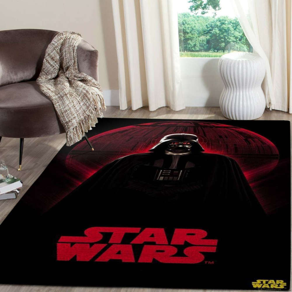 Darth Vader Star Wars Rug Living Room Floor Decor Fan Gifts