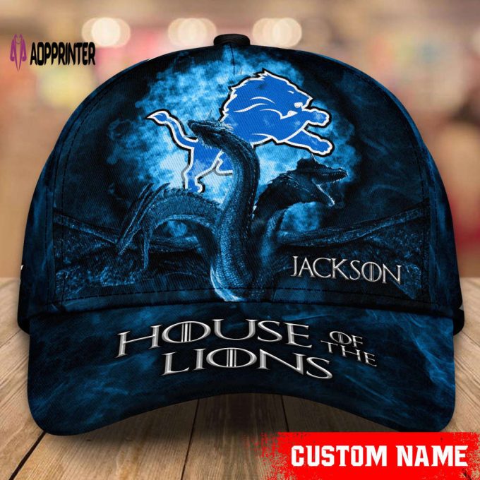 Detroit Lions NFL Classic CAP Hats For Fans Custom