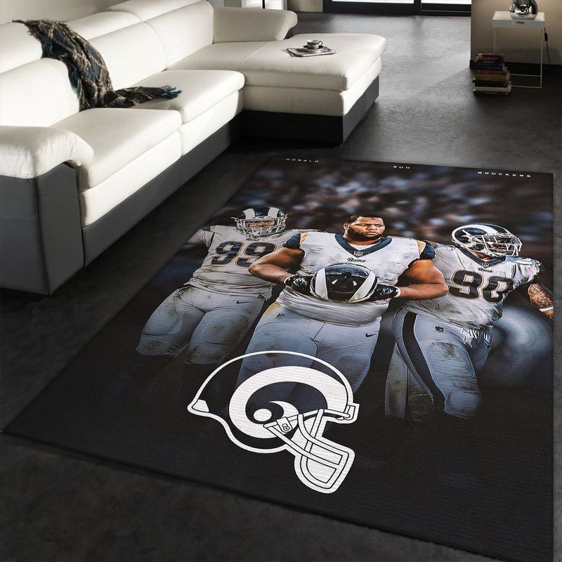 Donald Sul Brockers Los Angeles Rams Rug Living Room Floor Decor Fan Gifts