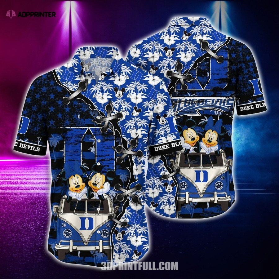 Duke Blue Devils 3D Hawaiian Shirt Beach