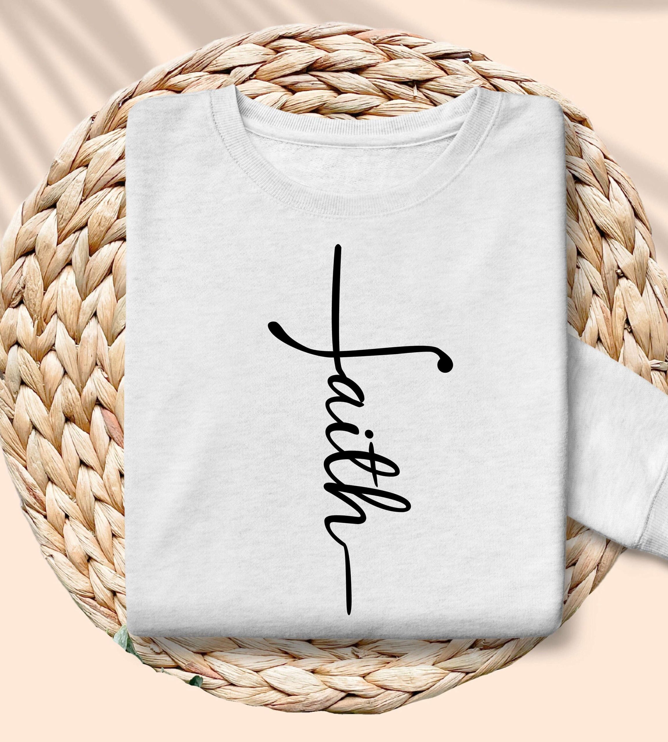 Easter Faith Shirt, Faith Cross Shirt, Faith Gift For Easter,Christian Shirts ,Faith And Grace Shirt,Faith Cross, Love For Jesus Faith Shirt