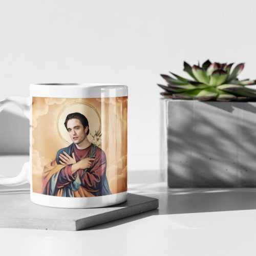 Edward Cullen Jesus Saint Edward Cullen The Twilight Mug Robert Pattinson Vampires The Twilight Fan 11″ Mug Gift