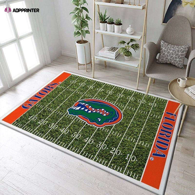 Florida Gators Home Field Rug Living Room Floor Decor Fan Gifts