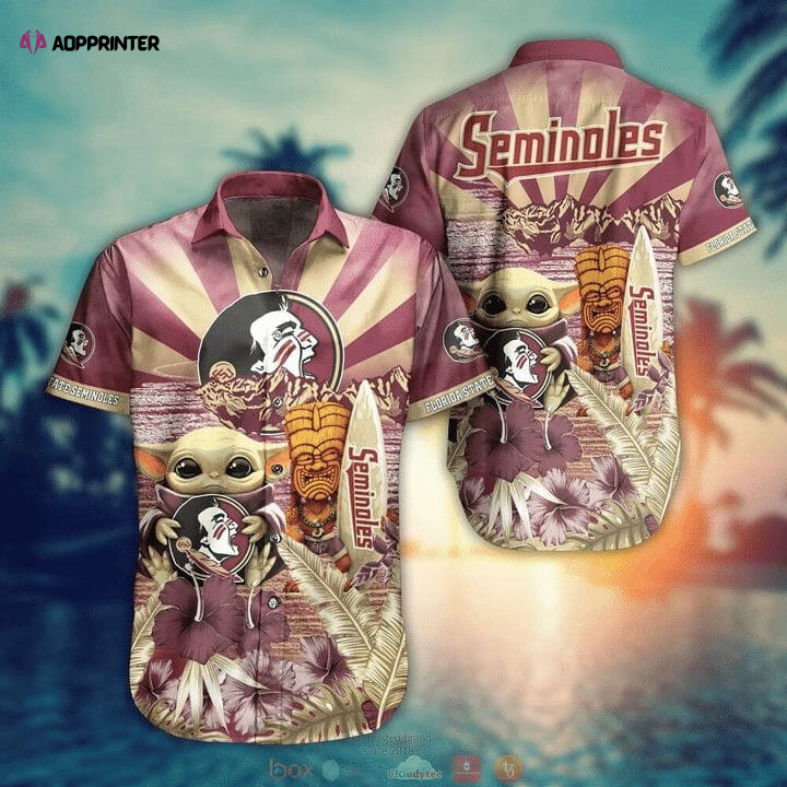 Florida State Seminoles Baby Yoda Hawaiian Shirt