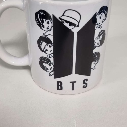 Funny Singers Band Mug, K-Pop Fan Gift, Kpop Mug, 11 oz Ceramic Mug Gift