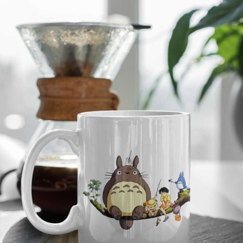 Funny Totoro Mug Anime Mug Anime Cup Anime Lovers Mug 11 oz Ceramic Mug Gift