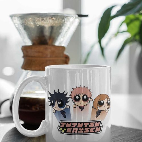 Gojo Satoru, Anime Fan, Anime Mug, Anime Coffee Mug, Cute Gift, Anime Lover Gift, Anime, JJK, 11 oz Ceramic Mug Gift