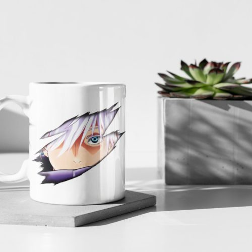 Gojo Satoru, Anime Fan, Anime Mug, Anime Coffee Mug, Jujutsu Kaisen, Anime Lover Gift, Anime, JJK, 11 oz Ceramic Mug Gift