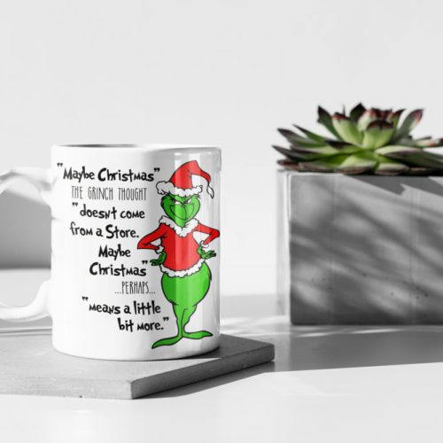 Grinch Quote Grinch Mug Gift Merry Grinchmas Mug Gift Christmas Mug 11 oz Ceramic Mug Gift