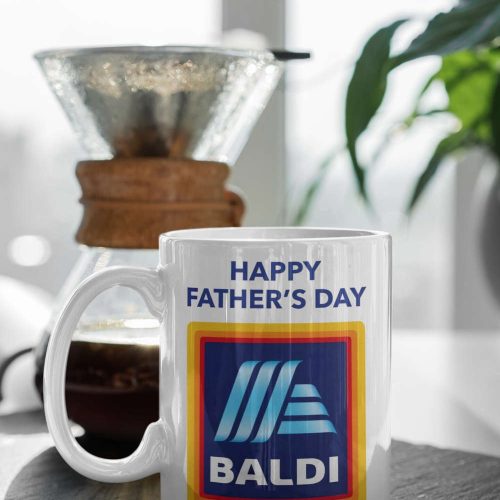 Happy Fathers Day,Baldi Mug, Aldi, Gift For Dad, Fathers Day Gift, Gift For Him, Funny Meme Gift, Coffee Mug White 11 oz Ceramic Mug Gift