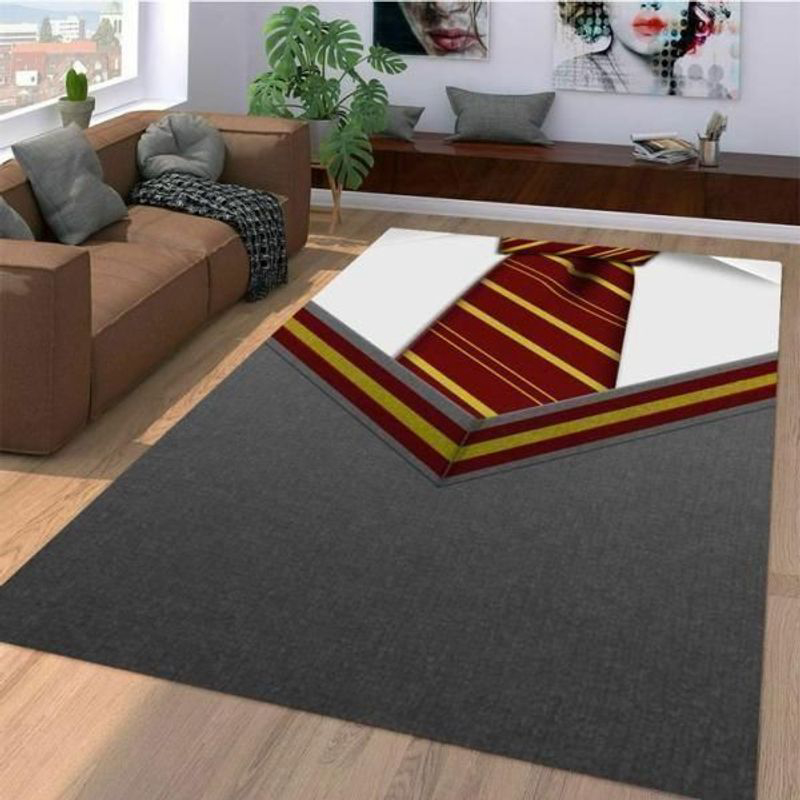 Harry Potter Uniform Rug Living Room Floor Decor Fan Gifts