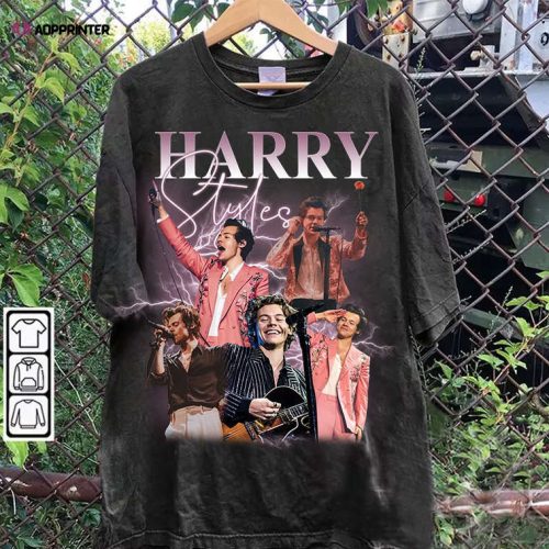 Harry Styles T-Shirt – Harry Styles T-Shirt – Harry Styles Vintage Unisex Shirt