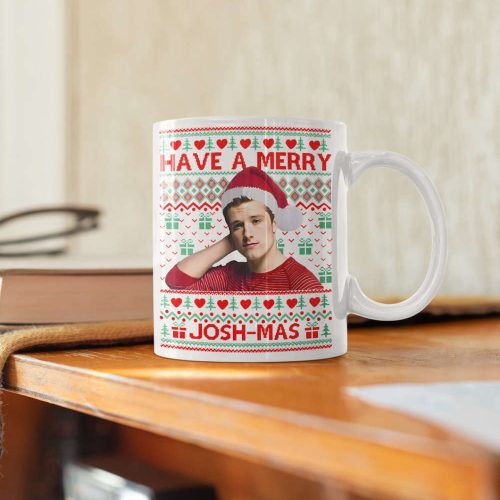 Have A Merry Josh-Mas, Josh Hutcherson Fans Gifts, Christmas Coffe Mug, Josh Hutcherson , 11oz Ceramic Mug Gift