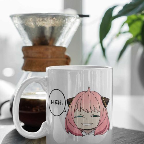 Heh Anya Forger, Atsumi Tanezaki, Spy X Family, Anime Mug, Anime Cup, Anime Lovers Mug, 11 oz Ceramic Mug Gift