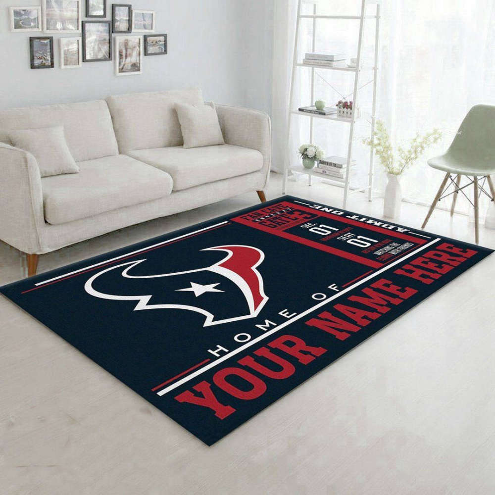 Houston Texans Rug Living Room Floor Decor Fan Gifts