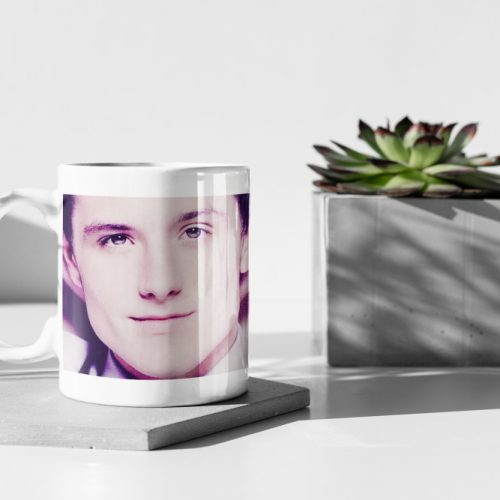 Josh Hutcherson Face Whistle Meme Josh Hutcherson Josh Hutcherson Meme Blow My Whistle White 11 oz Ceramic Mug