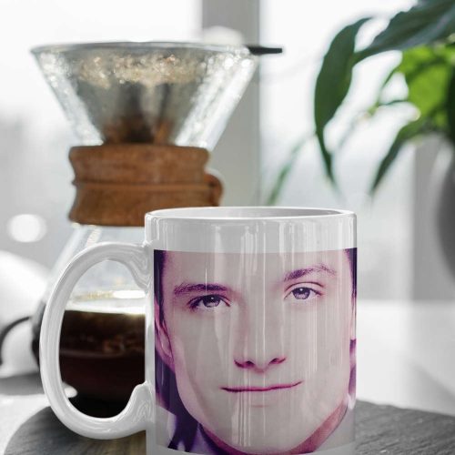 Wraps Around The Mug Whistle Meme Josh Hutcherson Josh Hutcherson Meme Blow My Whistle White 11 oz Ceramic Mug