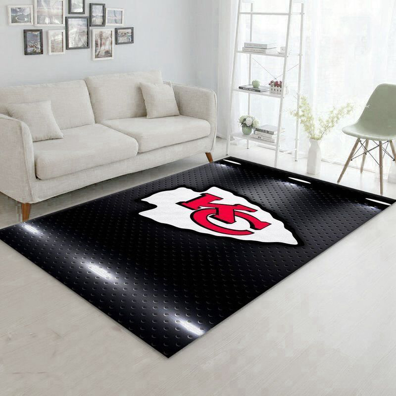 Kansas City Chiefs Rug Living Room Floor Decor Fan Gifts