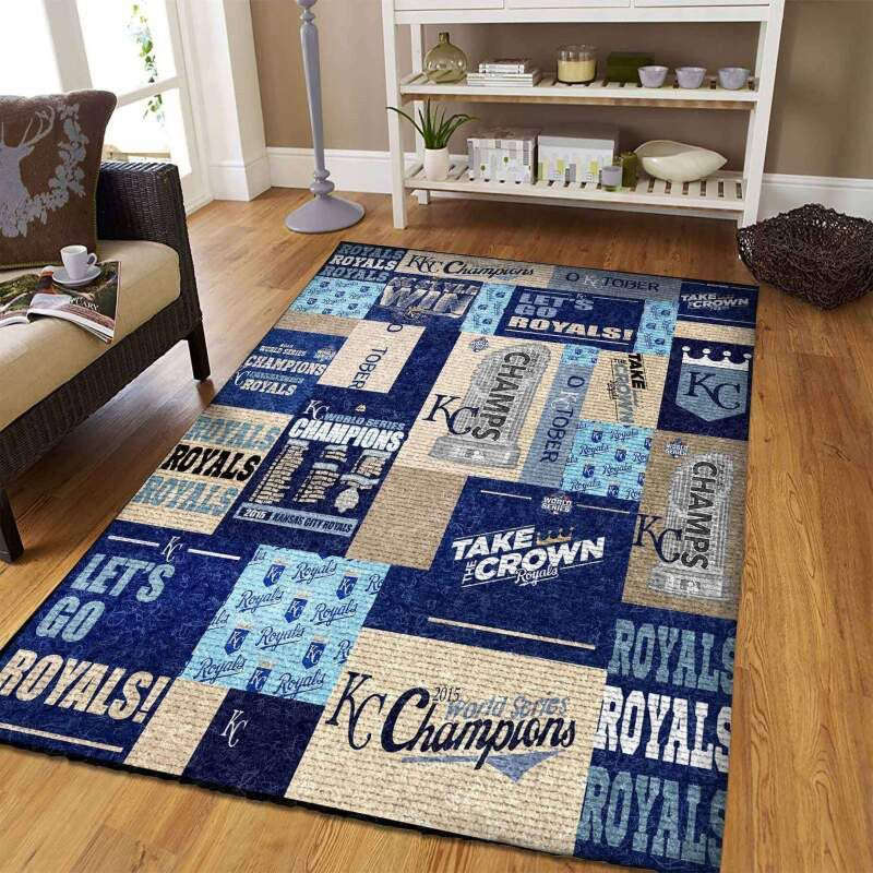 Kansas City Royals Rug Living Room Floor Decor Fan Gifts