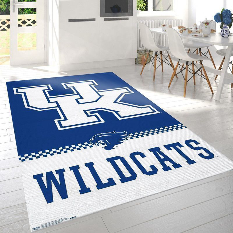 Kentucky Wildcats Rug Living Room Floor Decor Fan Gifts