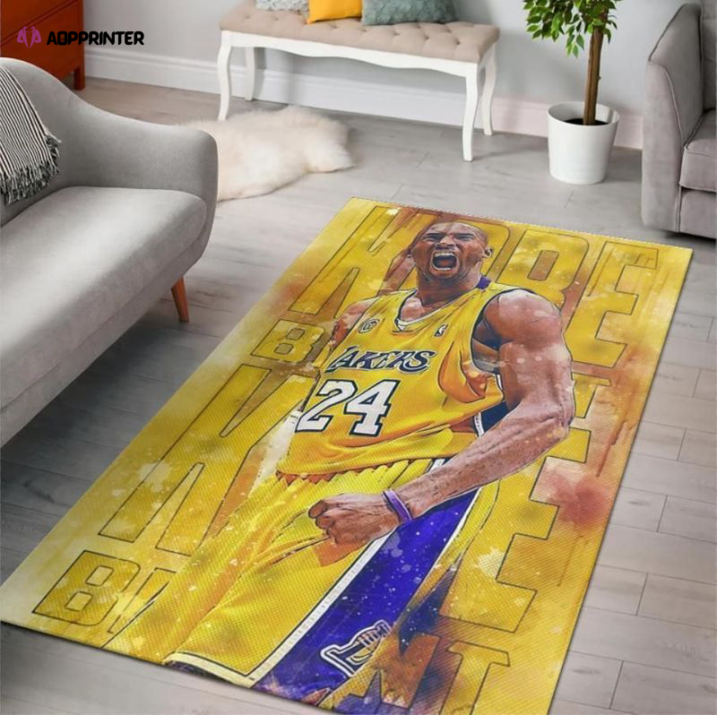 Kobe Bryant Legends Ne Rug Living Room Floor Decor Fan Gifts