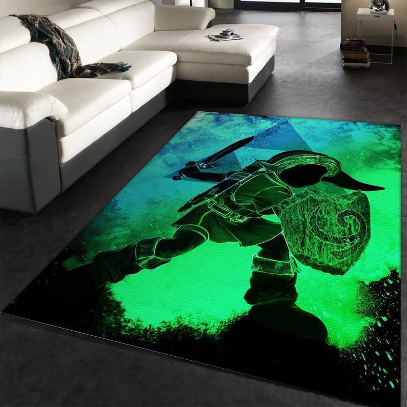 Kokiri Forest The Legend Of Zelda Ocarina Of Time Rug Living Room Floor Decor Fan Gifts