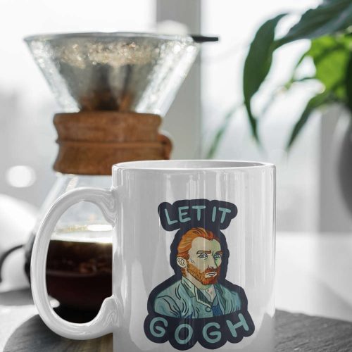 Let It Gogh 11 oz Ceramic Mug Gift