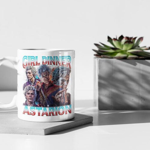 Limited Astarion Baldurs Gate 3 Girl Dinner Gift For Women and Men Dungeon And Dragons Fan Gift 11oz Ceramic Mug Gift