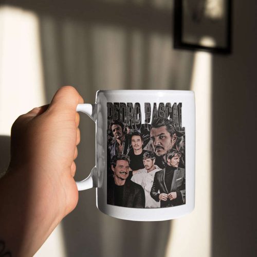 Limited Pedro Pascal Vintage 90’s Mug Pedro Pascal Gift Gift For Women and Men 11oz Ceramic Mug Gift