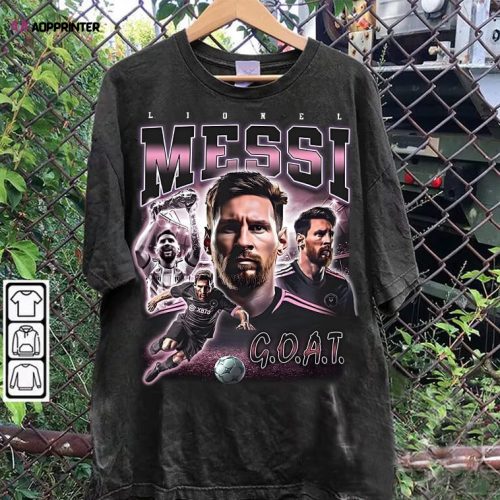 Lionel Messi T-Shirt – Lionel Messi Vintage Hoodie – Retro American Football Unisex Shirt