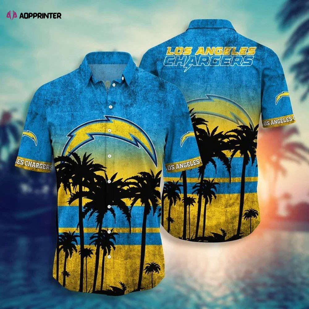 Los Angeles Chargers Blue Color LA Team Limited T-shirt Hawaiian Shirt