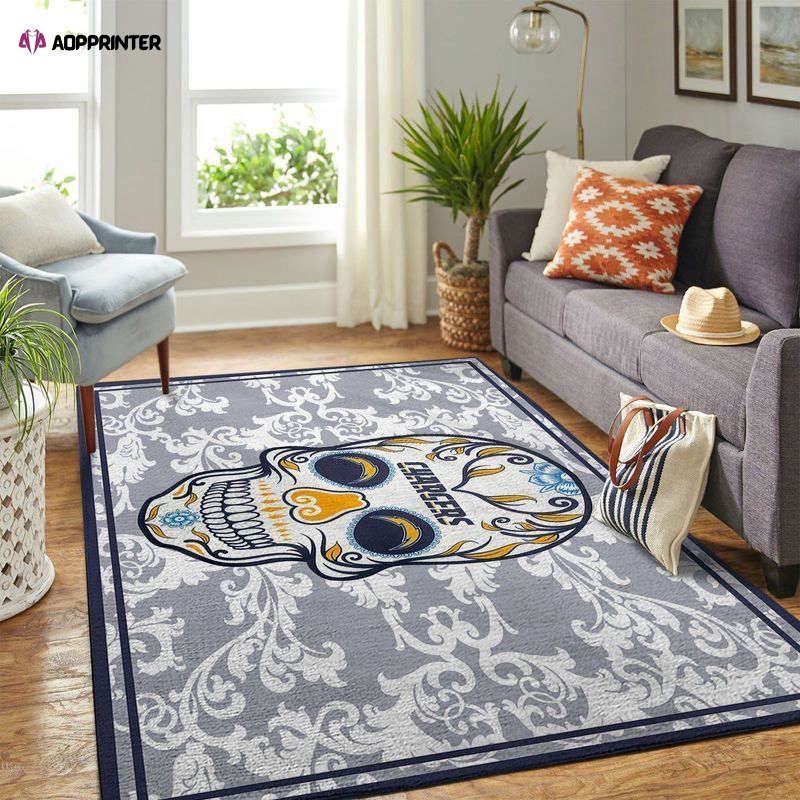 Los Angeles Chargers Rug Living Room Floor Decor Fan Gifts