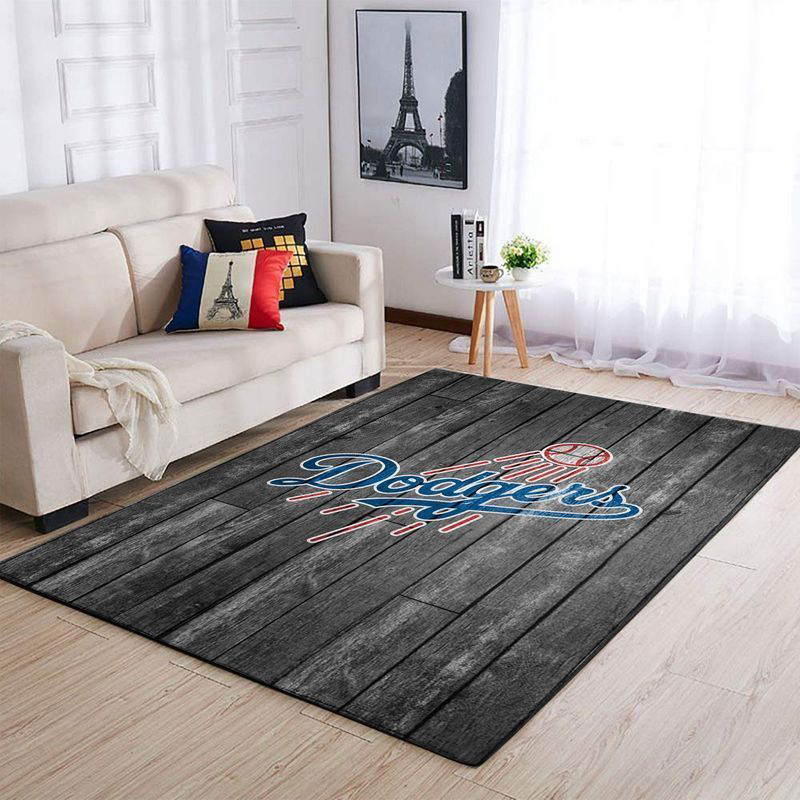 Los Angeles Dodgers Rug Living Room Floor Decor Fan Gifts