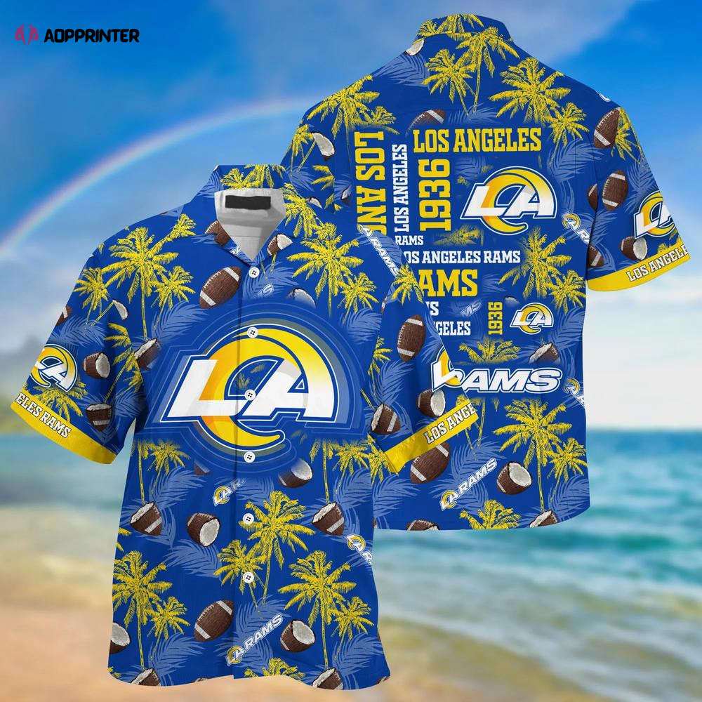 Los Angeles Rams Beach Shirt New Gift For Summer Hawaiian Shirt And Short