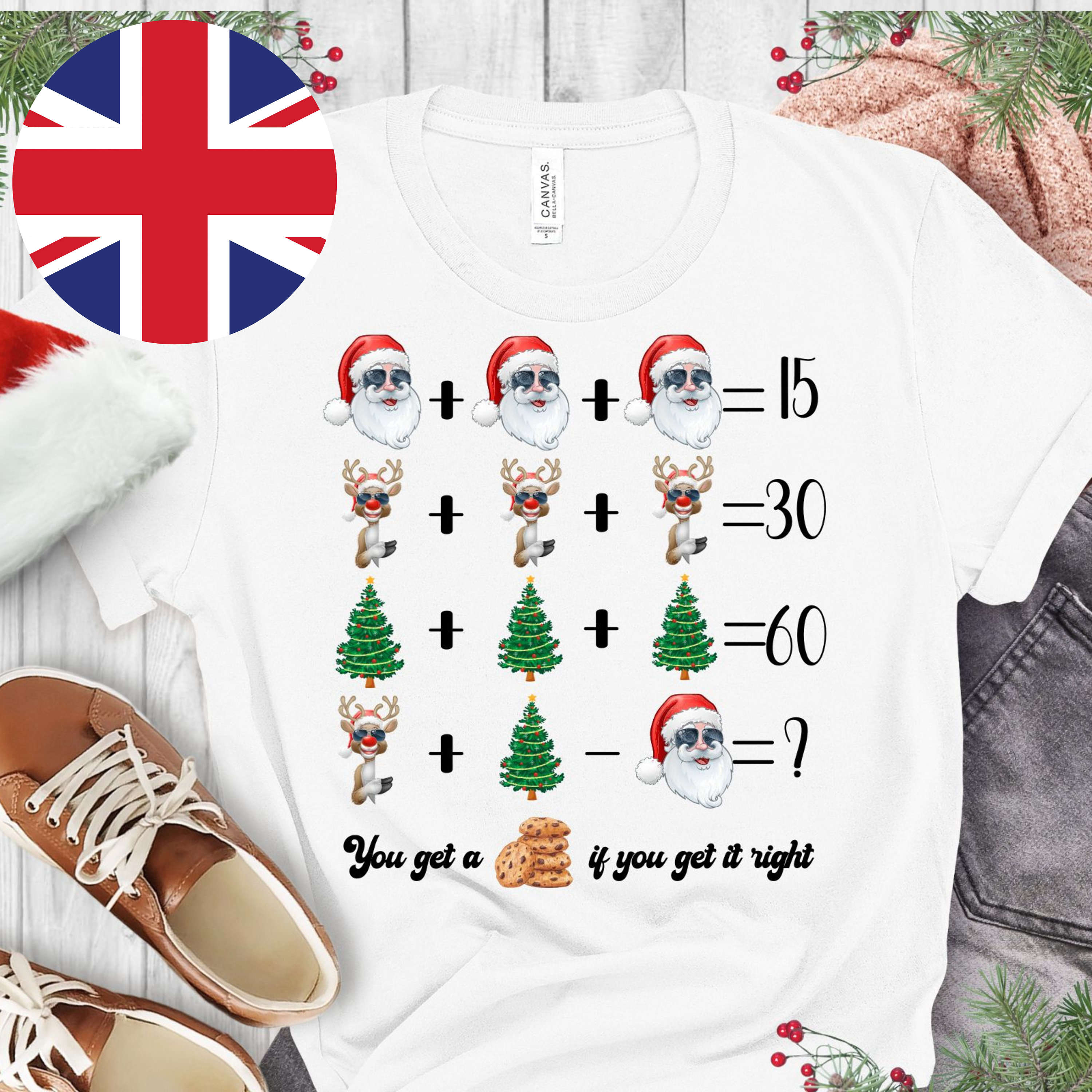 Christmas Retro Shirt: Santa Tree Tshirt Crewneck – Merry Christmas & Vacation in My Era