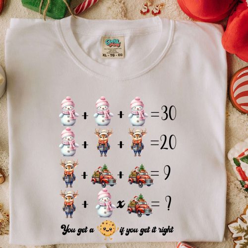 Math Teacher T-Shirt: Funny Christmas Gift for Mathematicians Problem Solver Math Shirt Tee
