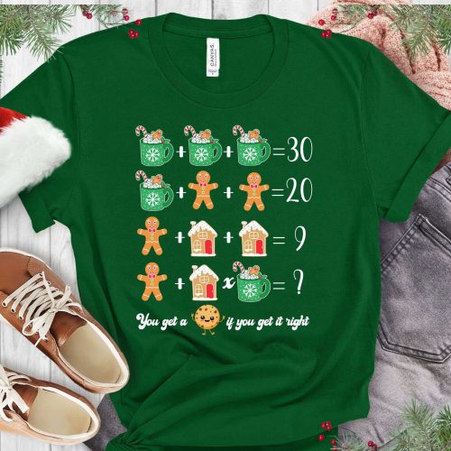 Math Teacher T-Shirt: Funny Gift for Christmas Problem Solver Tee