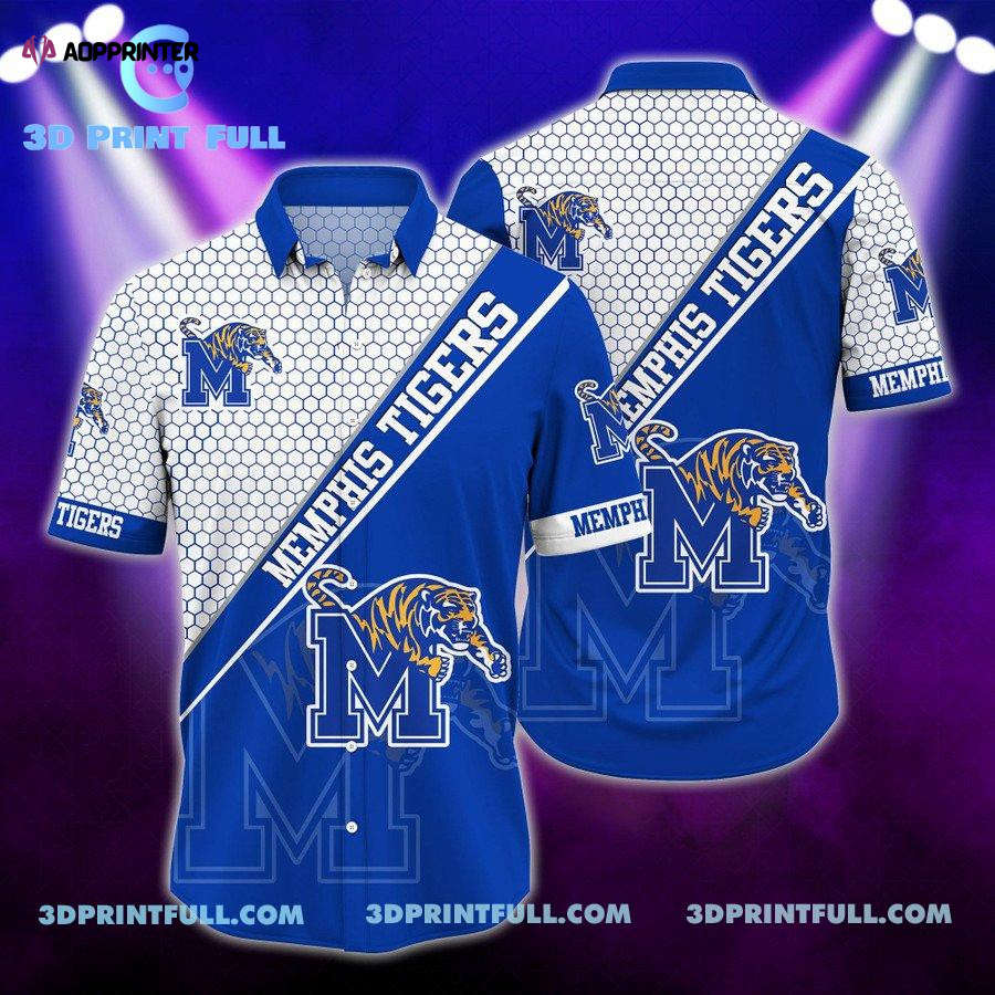 Memphis Tigers Logo Hawaiian shirt 3D