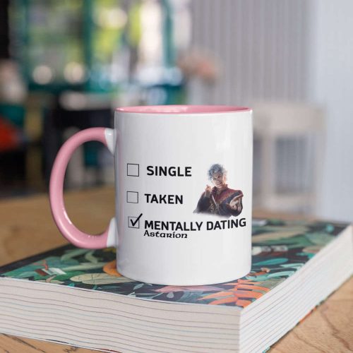 Mentally Dating Astarion, Baldurs Gate 3, DnD Mug, Baldurs Gate Fan Gift, Baldurs Gate Coffee Mug White 11 oz Mug Gift