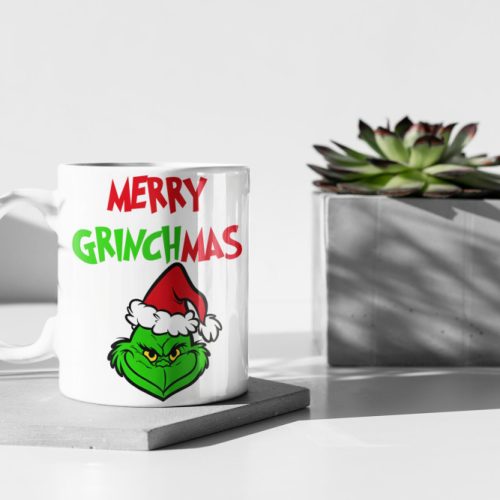 Merry Grinchmas, Grinch Mug Gift, Merry Grinchmas Mug Gift, Christmas Mug 11 oz Ceramic Mug Gift