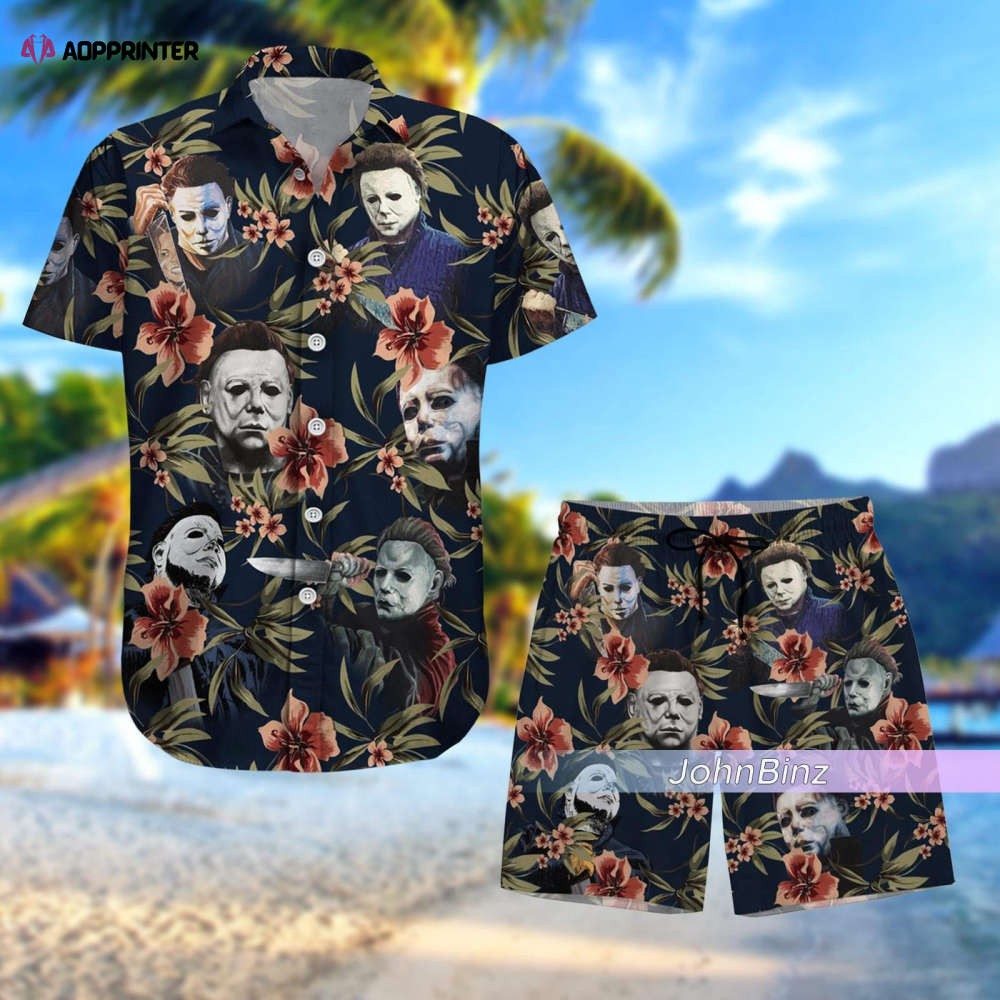 Michael Myers Shirt: Horror Movie Hawaiian & Button Shirt for Men – Perfect Horror Gift