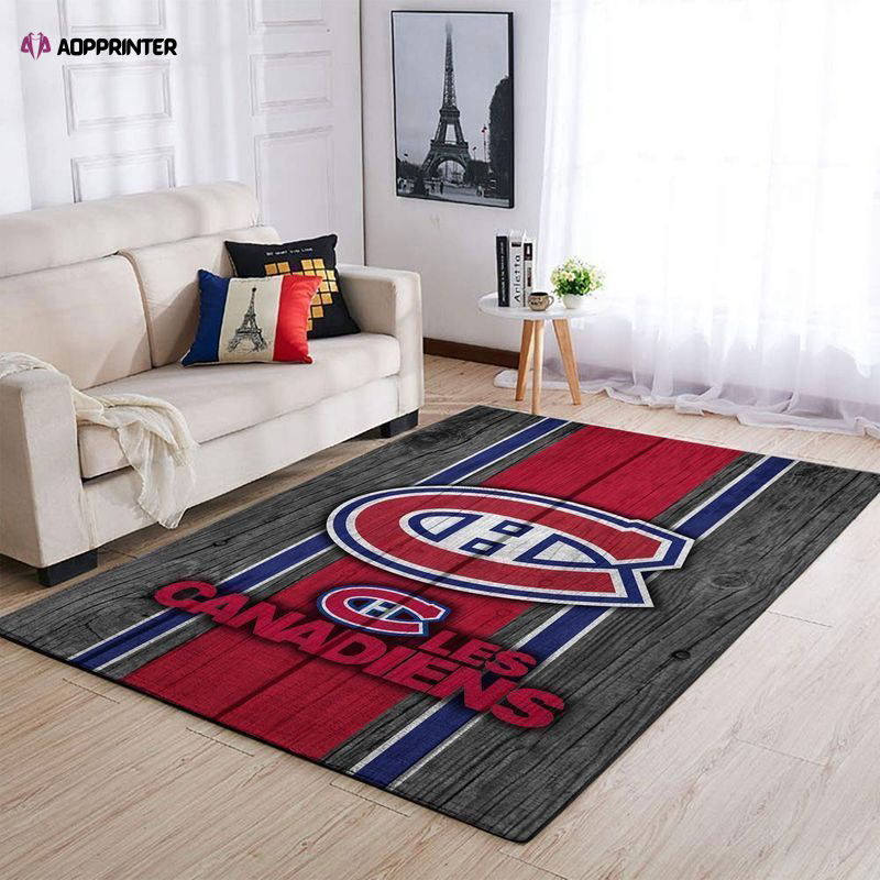 Montreal Canadiens Rug Living Room Floor Decor Fan Gifts