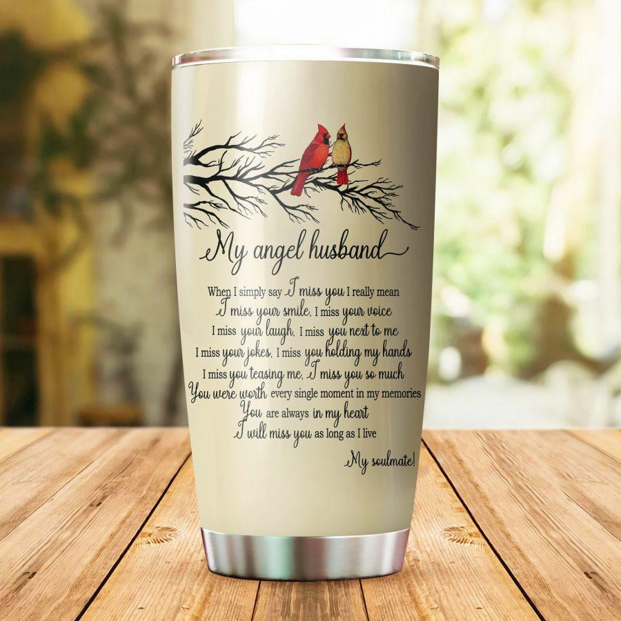 My Angel Husband Stainless Steel Tumbler