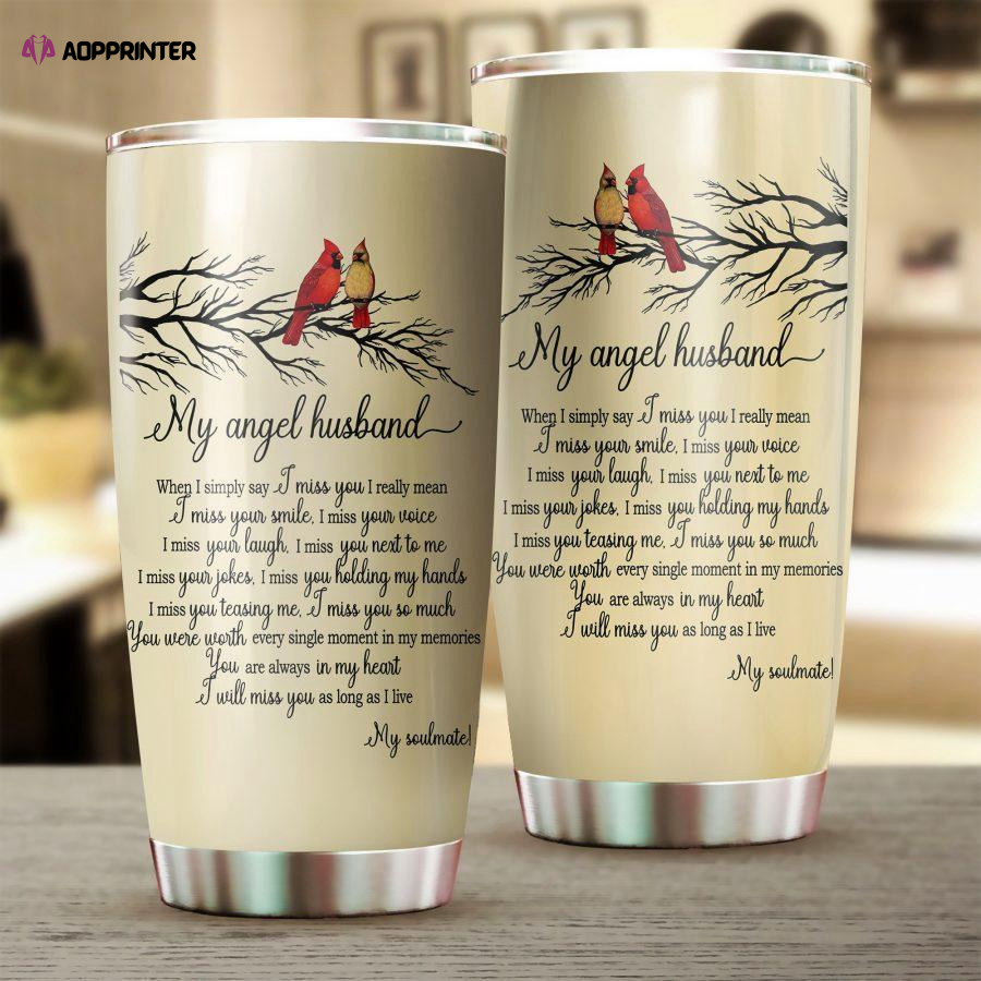 My Angel Husband Stainless Steel Tumbler