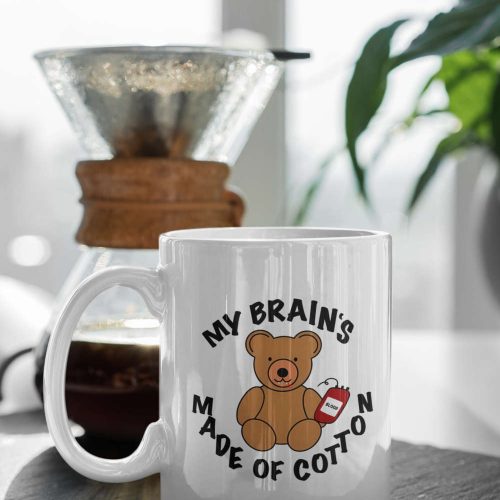 My Brain Made Of Cotton The Vampire Diaries 11 oz Ceramic Mug Gift