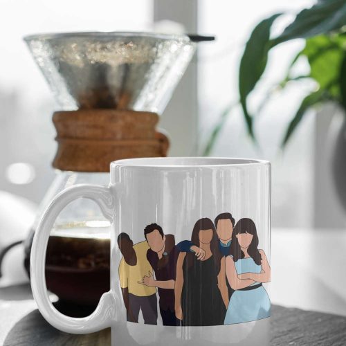 New Girl Jessica Day Nick Miller Winston Schmidt Cece Parekh Winston Bishop 11 oz Ceramic Mug Gift