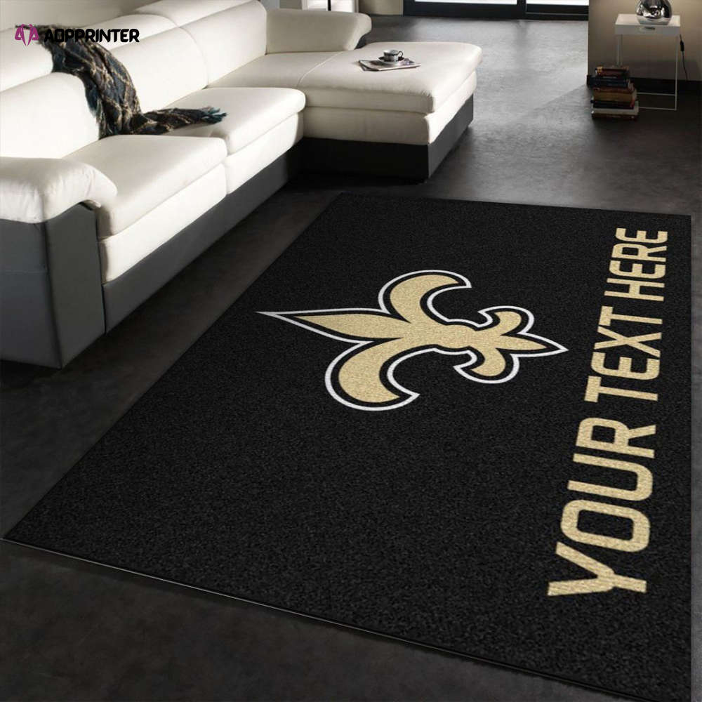 New Orleans Saints Rug Living Room Floor Decor Fan Gifts