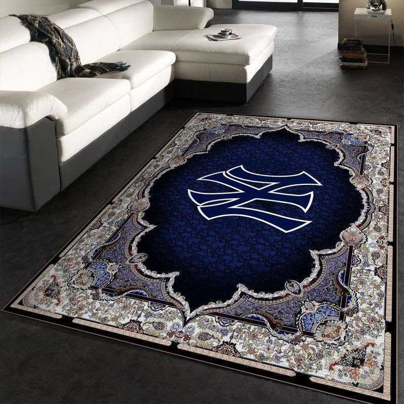 New York Yankees Rug Living Room Floor Decor Fan Gifts