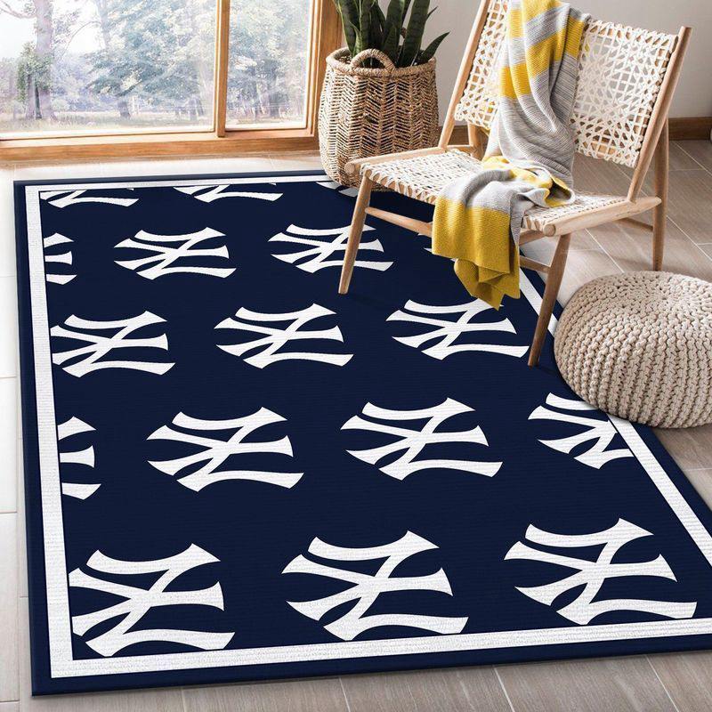 New York Yankees Rug Living Room Floor Decor Fan Gifts